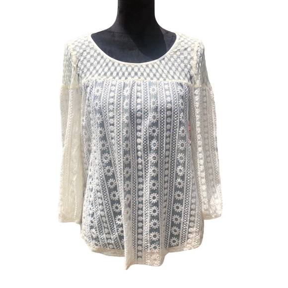 Altar’d State Double Lace Top size Small - Picture 10 of 10